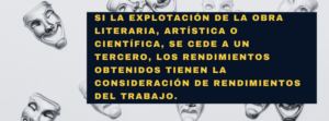 Derechos de autor como rendimientos del trabajo